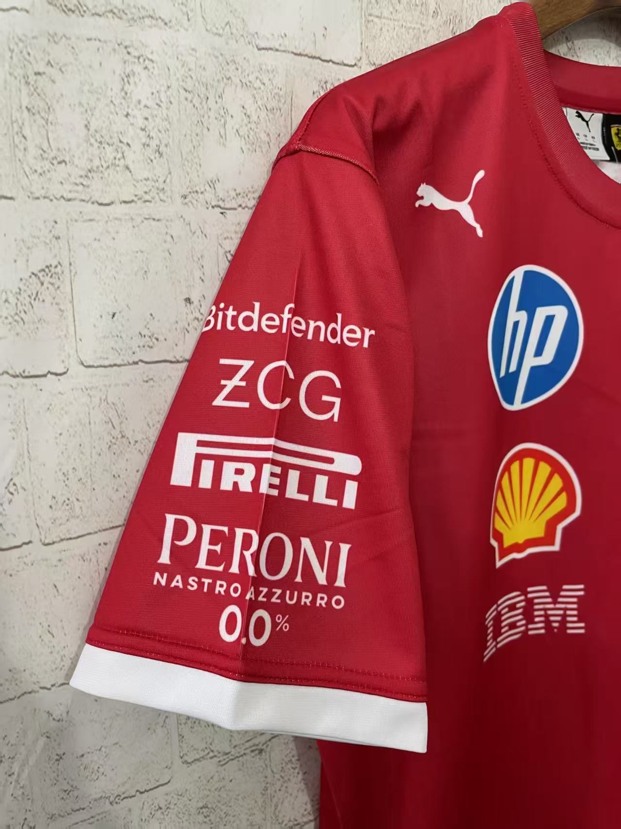 Scuderia Ferrari 2025 Drivers Oversized T-Shirt - Red