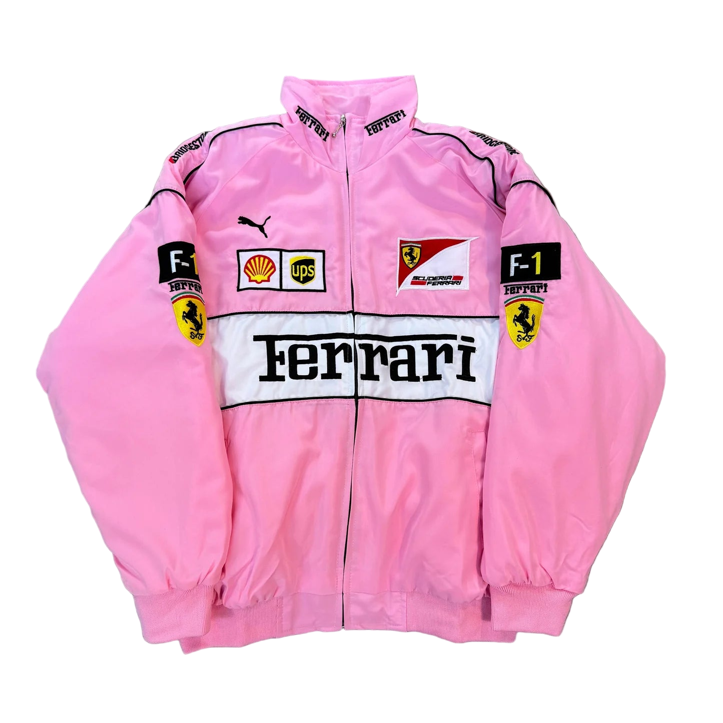 Ferrari Pink Bomber Racing Jacket