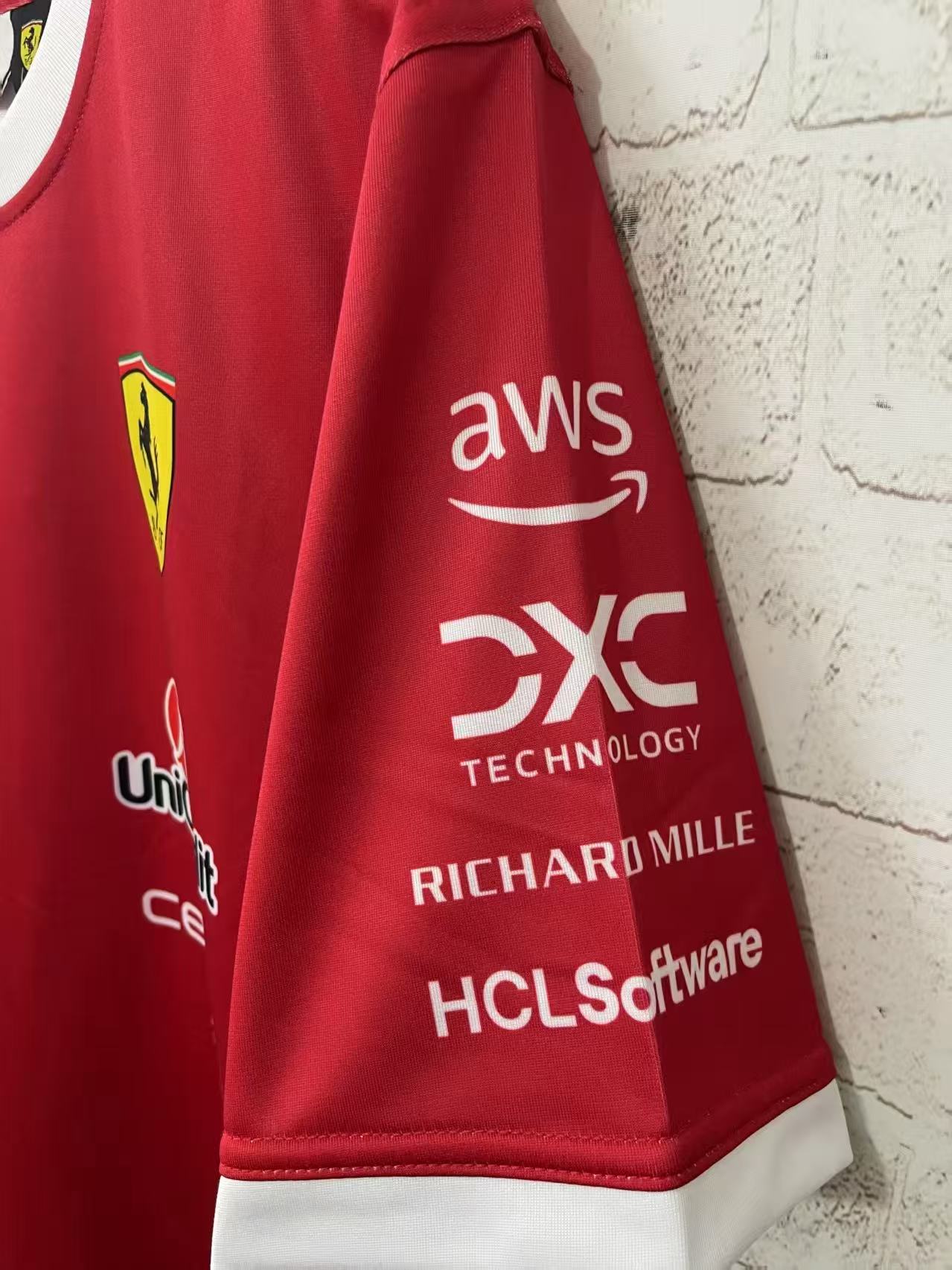 Scuderia Ferrari 2025 Drivers Oversized T-Shirt - Red