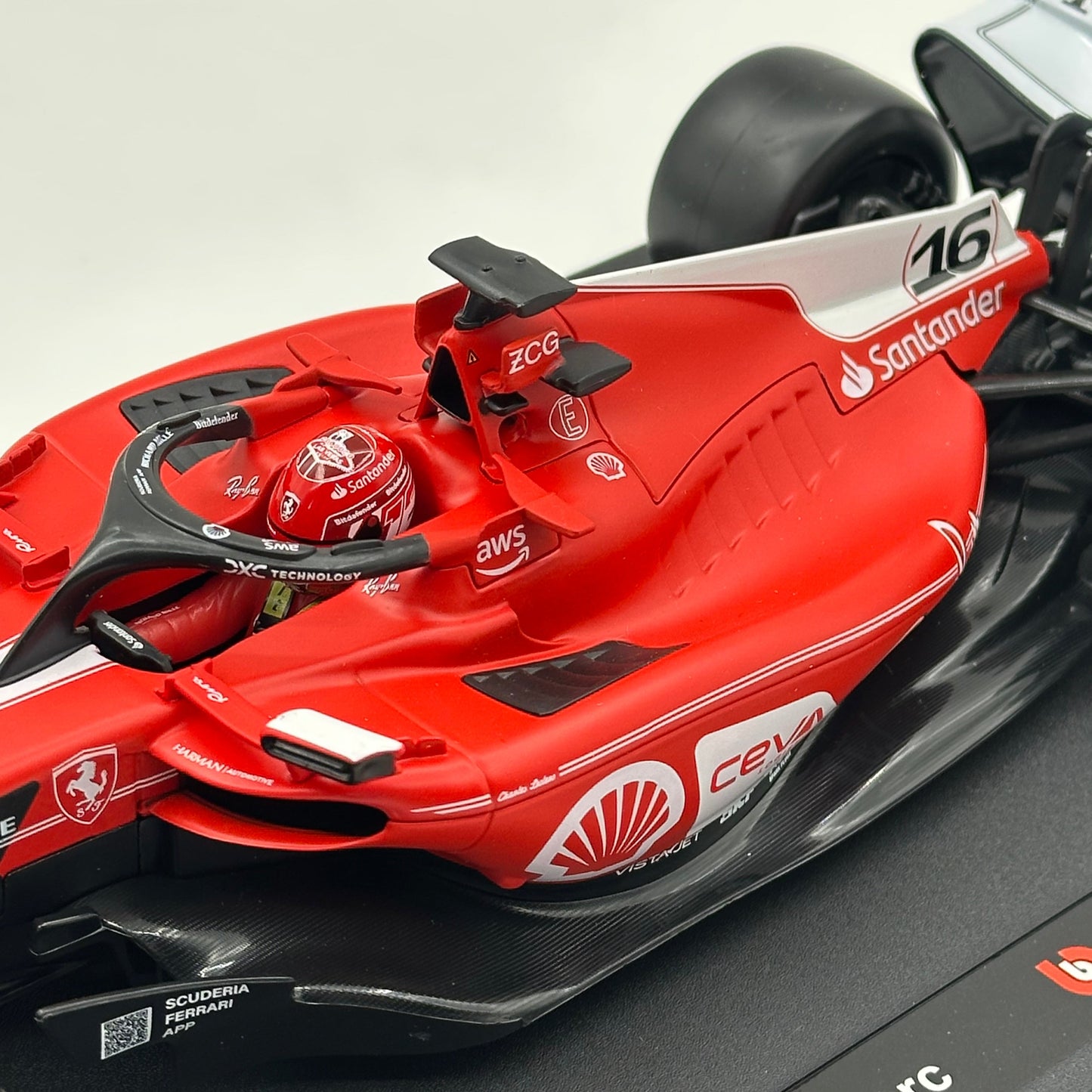 Charles Leclerc Ferrari SF-23 #16 2nd Las Vegas GP Formula 1 2023 1:18 Bburago