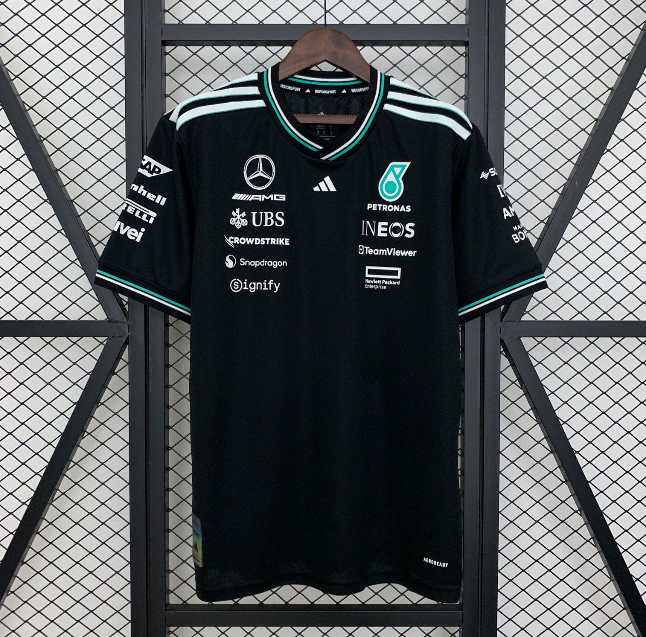 Mercedes 2025 Black Team Shirt