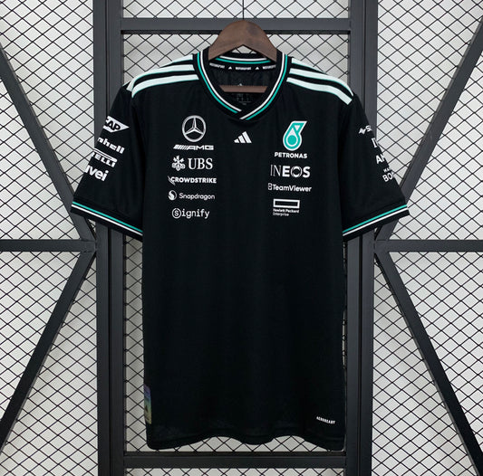 Mercedes 2025 Black Team Shirt