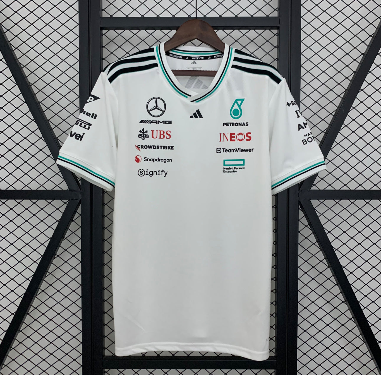 Mercedes 2025 White Team Shirt