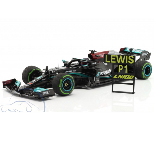 L. Hamilton Mercedes-AMG F1 W12 #44 100th GP Win Sotchi formula 1 2021 1:18 Minichamps