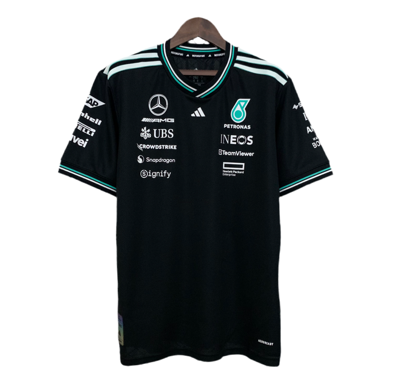 Mercedes 2025 Black Team Shirt