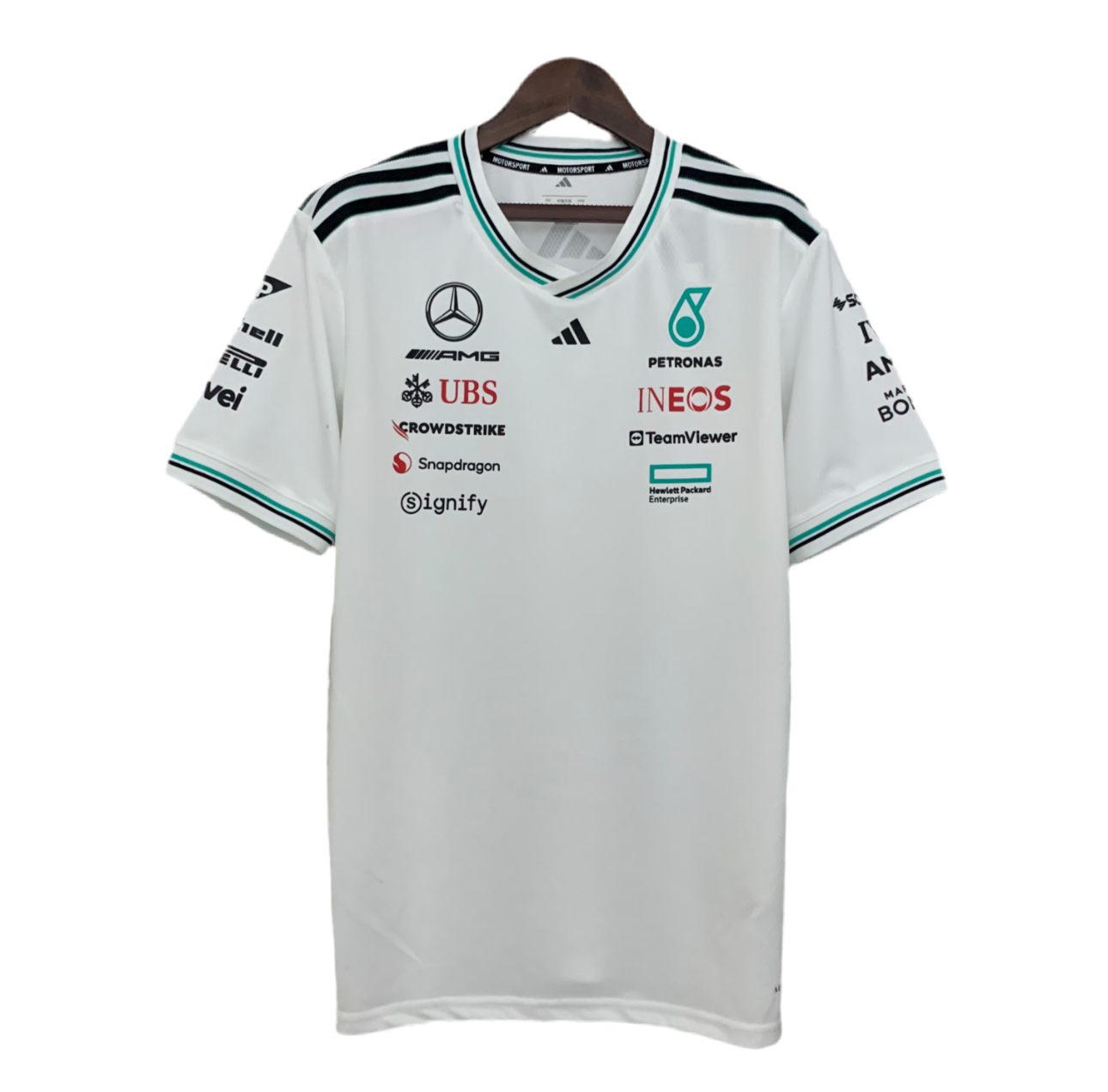 Mercedes 2025 White Team Shirt