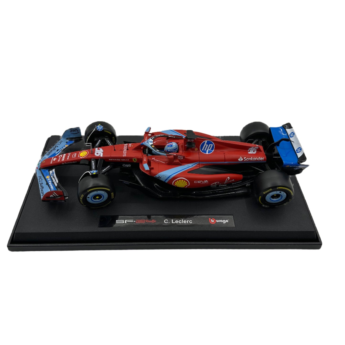 Charles Leclerc Ferrari SF-24 #16 3rd Miami GP Formula 1 2024 1:18 Bburago