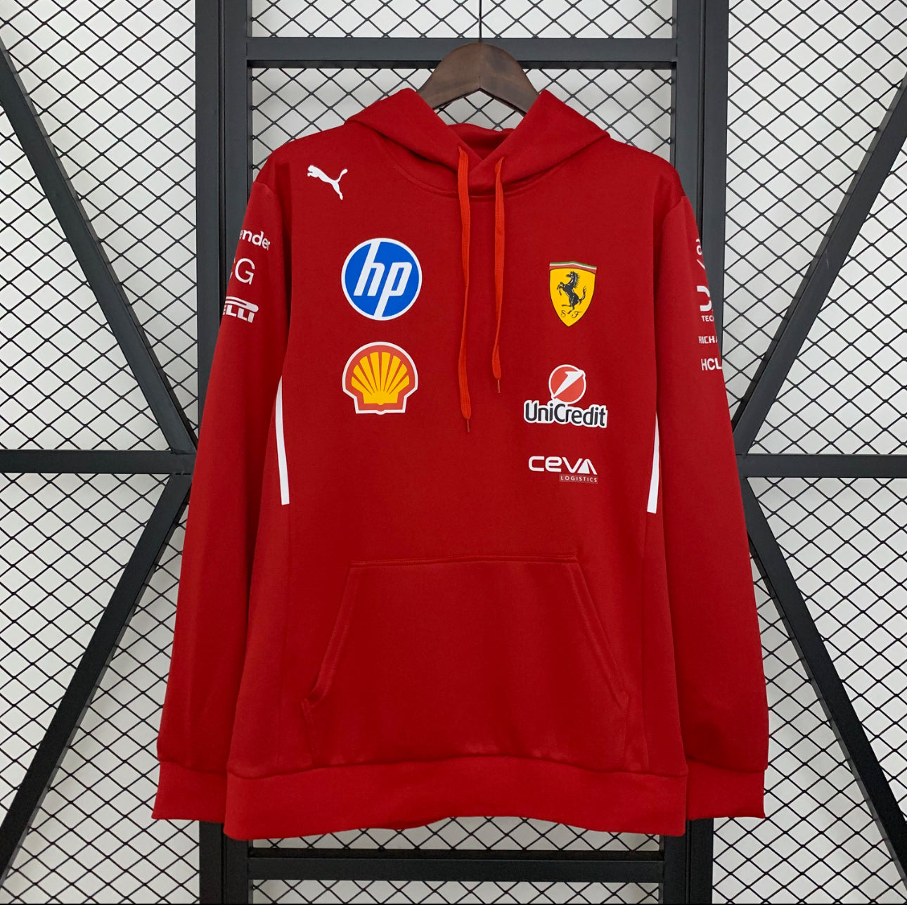Ferrari 2025 Premium Red Hoodie