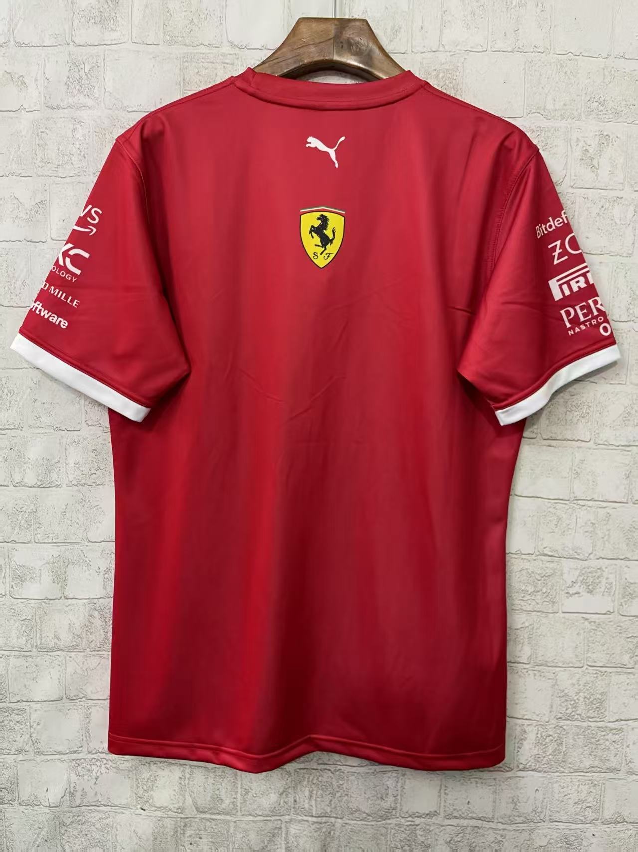 Scuderia Ferrari 2025 Drivers Oversized T-Shirt - Red