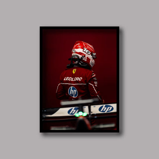 Charles Leclerc 3 40x30 Frame