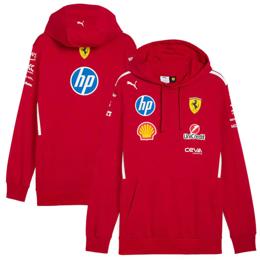 Ferrari 2025 Premium Red Hoodie