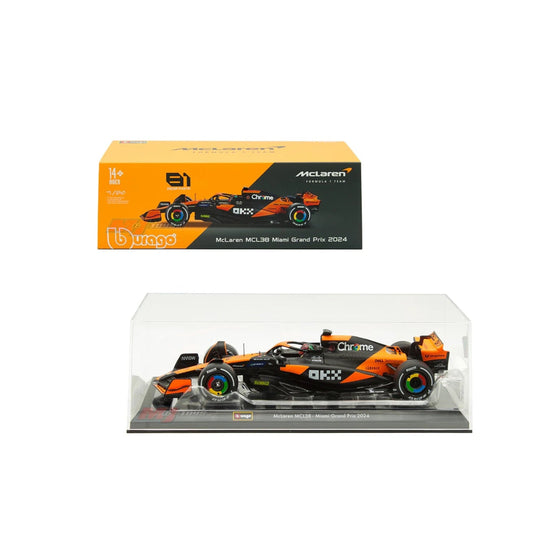 MCL38 Oscar Piastri 1/24 with plexi case