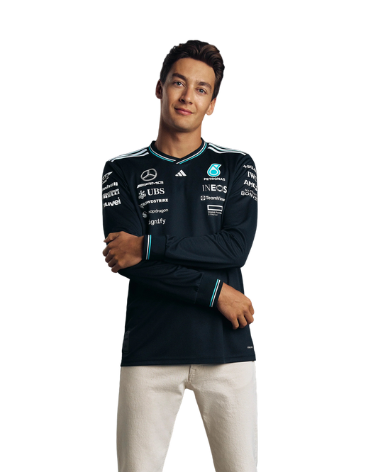 Mercedes 2025 Long Sleeve Black Shirt