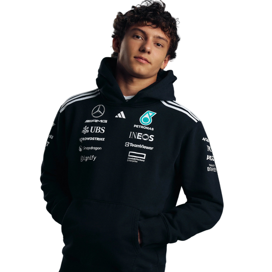 Mercedes 2025 Black Hoodie