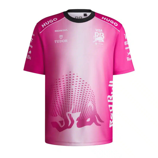 Visa Cash App RB – 2025 Miami GP Pink Team T-Shirt