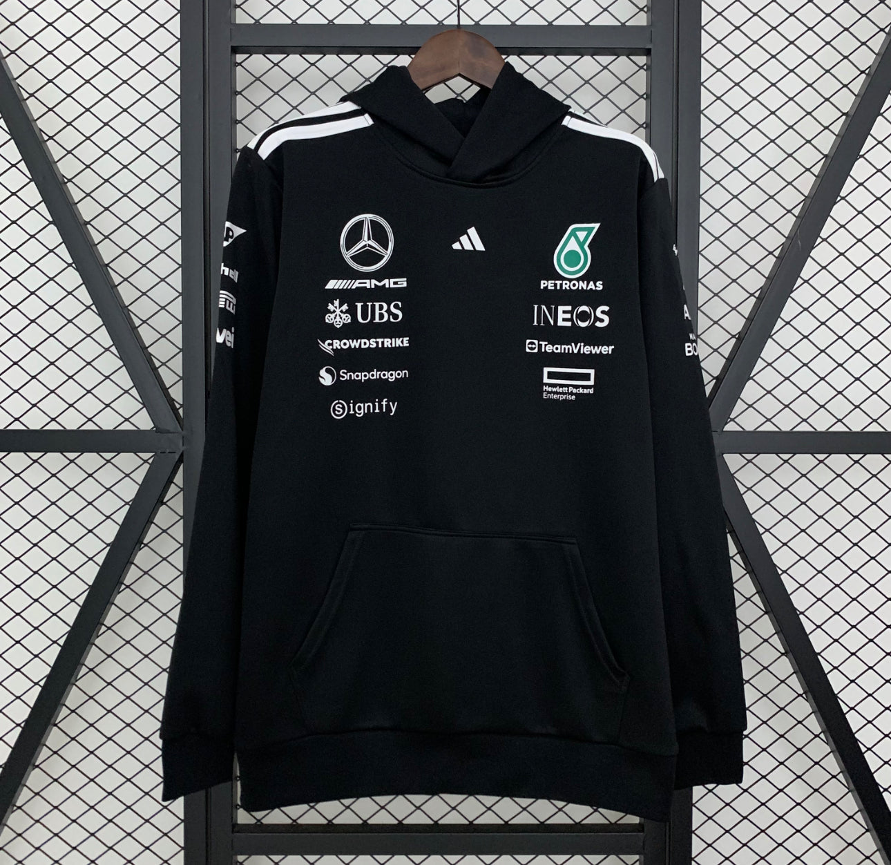 Mercedes 2025 Black Hoodie