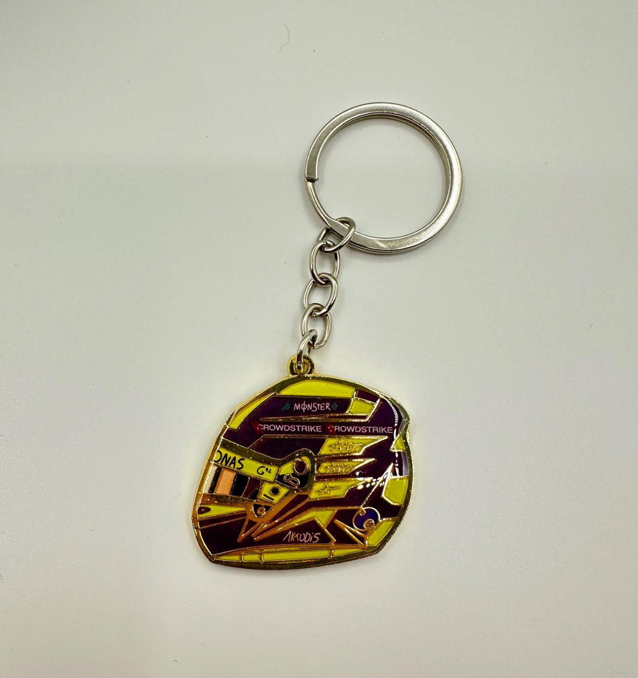 Driver Helmet Keychains