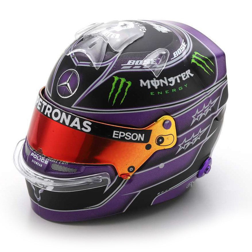 Spark Lewis Hamilton Mercedes Helmet - 2020 Turkish Grand Prix 1:5 Scale