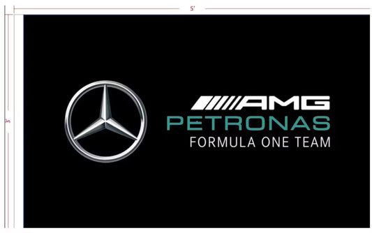 Mercedes Team Flag 90x60cm