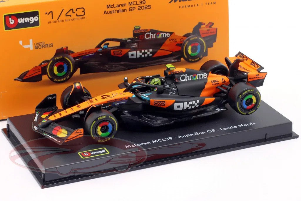 Lando Norris McLaren MCL39 #4 wins Australian GP Formula 1 World Champion 2025 1:43 Bburago