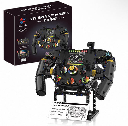 F1 Steering Wheel Lego Set 833PCS