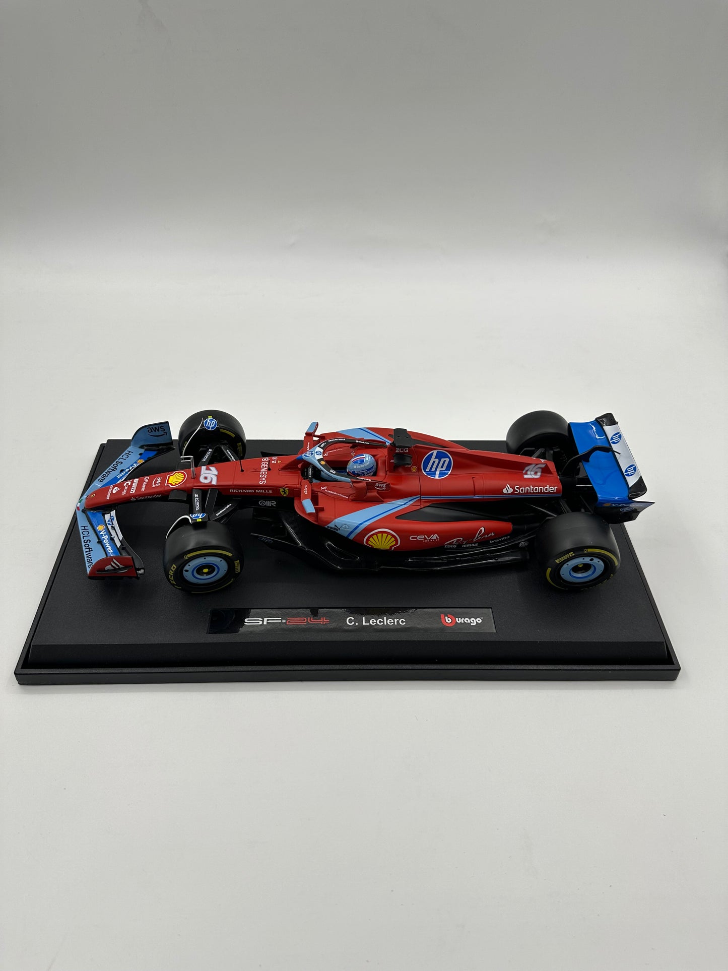 Charles Leclerc Ferrari SF-24 #16 3rd Miami GP Formula 1 2024 1:18 Bburago