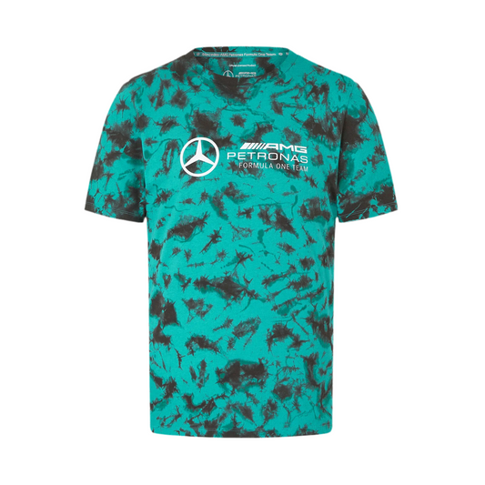 Mercedes AMG Blue Tie-Dye Shirt