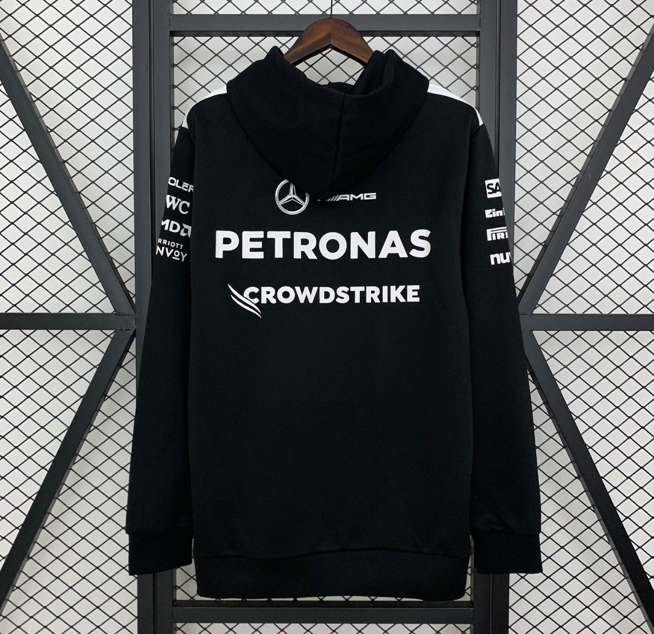 Mercedes 2025 Black Hoodie