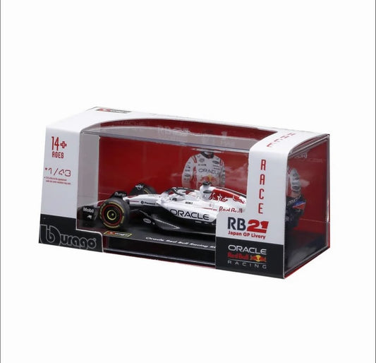 Bburago 1:43 Max Verstappen Red Bull RB21 #1 Winner Japanese GP