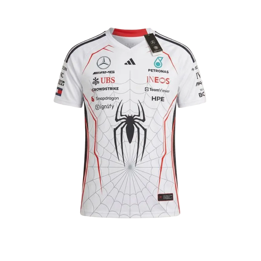 Spidey x Mercedes White Jersey