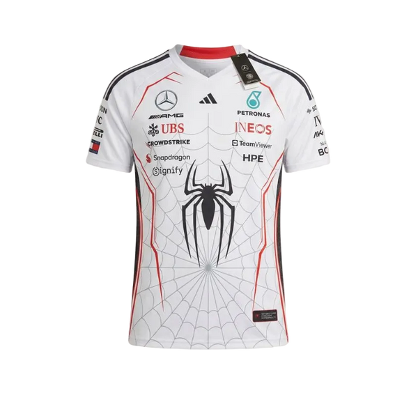 Spidey x Mercedes White Jersey