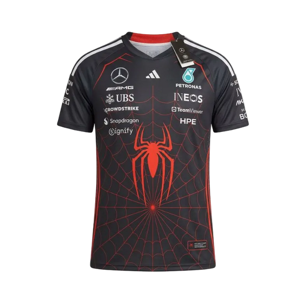 Spidey x Mercedes Black Jersey