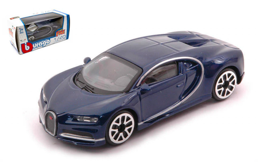 Bugatti Chiron dark blue 1:43 Bburago