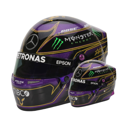 Lewis Hamilton 2020 1:2 Abu Dhabi GP Bell mini helmet