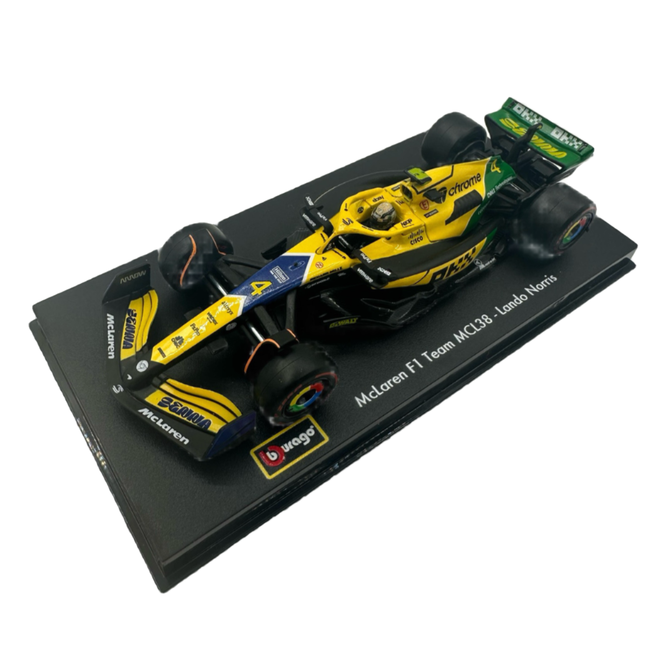 McLaren MCL38 Monaco Edition 1/43 Scale Burago #4