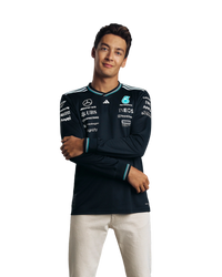 Mercedes 2025 Long Sleeve Black Shirt