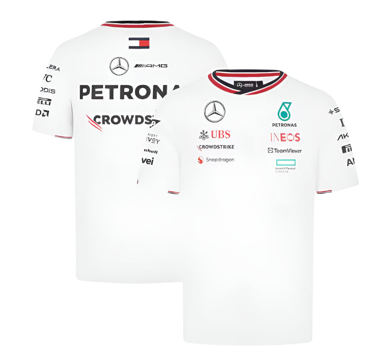 Mercedes 2024 White Shirt