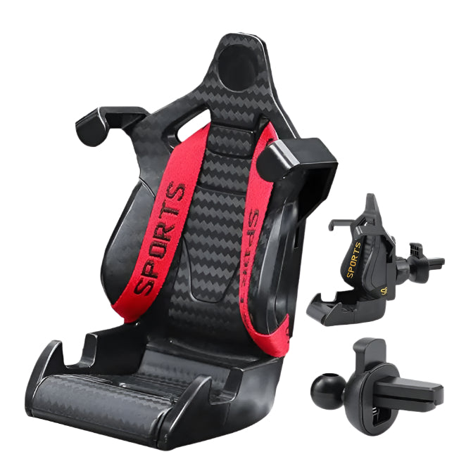 Carbon Fiber Racing Seat Phone Holder