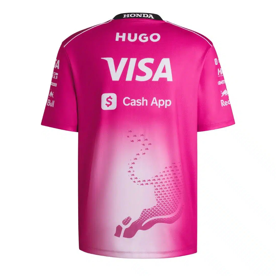 Visa Cash App RB – 2025 Miami GP Pink Team T-Shirt